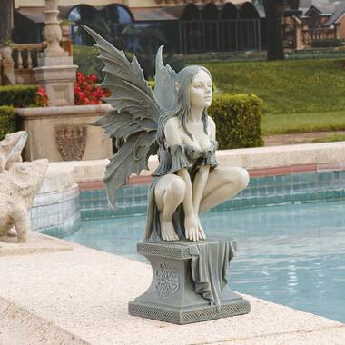 Design Toscano Secret Garden Fairies Gazing Fairy Statue & Reviews